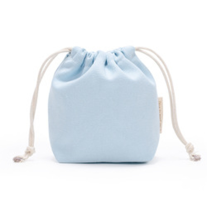 Plain Custom Logo Mini Jewelry Cotton Canvas Drawstring Gift Bag Pouch
