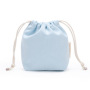 Plain Custom Logo Mini Jewelry Cotton Canvas Drawstring Gift Bag Pouch