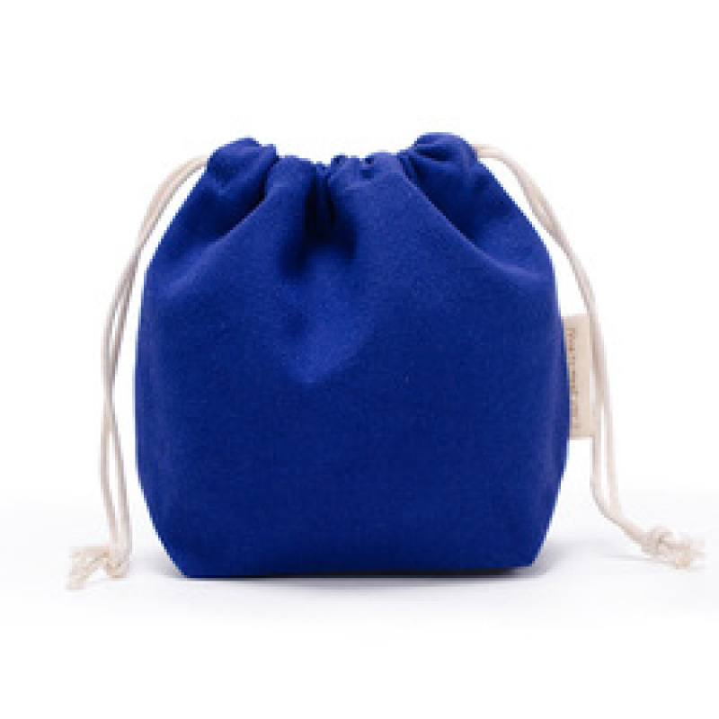 Plain Custom Logo Mini Jewelry Cotton Canvas Drawstring Gift Bag Pouch