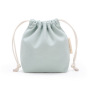 Plain Custom Logo Mini Jewelry Cotton Canvas Drawstring Gift Bag Pouch