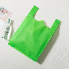 Durable High Quality  Non Woven T shirt Shopping bag for Supermarket with Customer Logo
