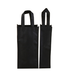 wholesale cheap factory price high quality  Custom logo printing   laminated  non woven bottle wine packing tote bag