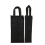 wholesale cheap factory price high quality  Custom logo printing   laminated  non woven bottle wine packing tote bag