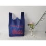 Hot Selling Popular Design  Reusable Die-cut Non Woven T shirt Shopping bag for Supermarket