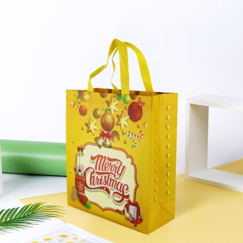 Wholesale advertising eco friendly recycled pp laminated non-woven shopping bag custom logo