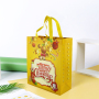 Wholesale advertising eco friendly recycled pp laminated non-woven shopping bag custom logo
