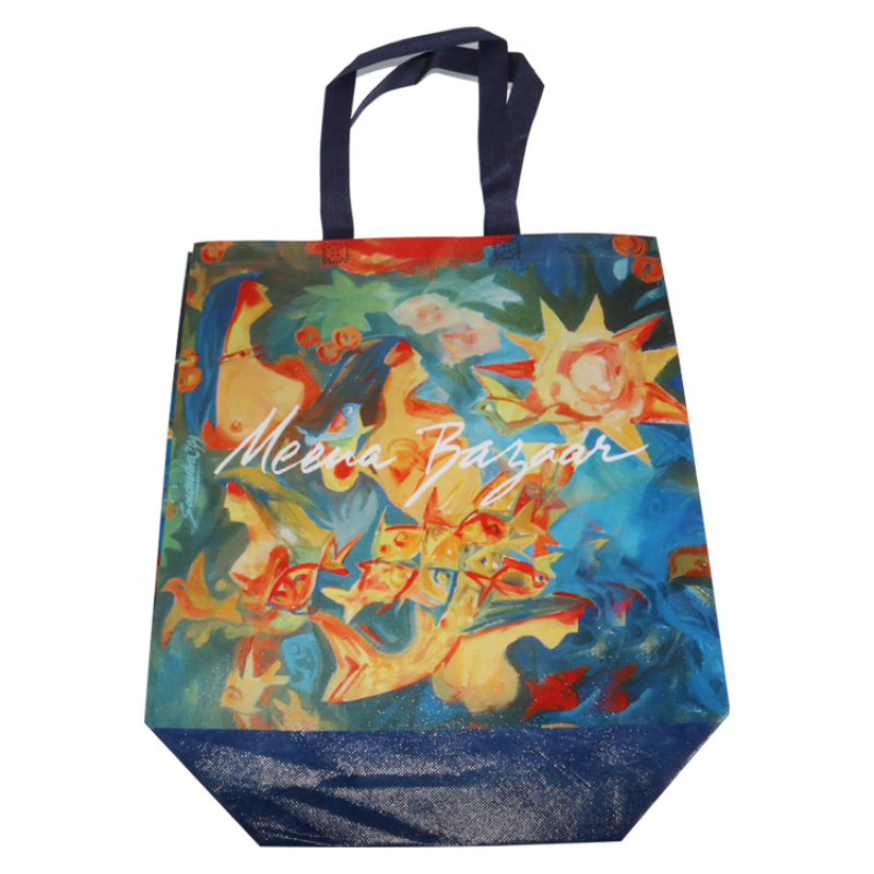 China manufacturer cheap price advertising custom laminated woven bags