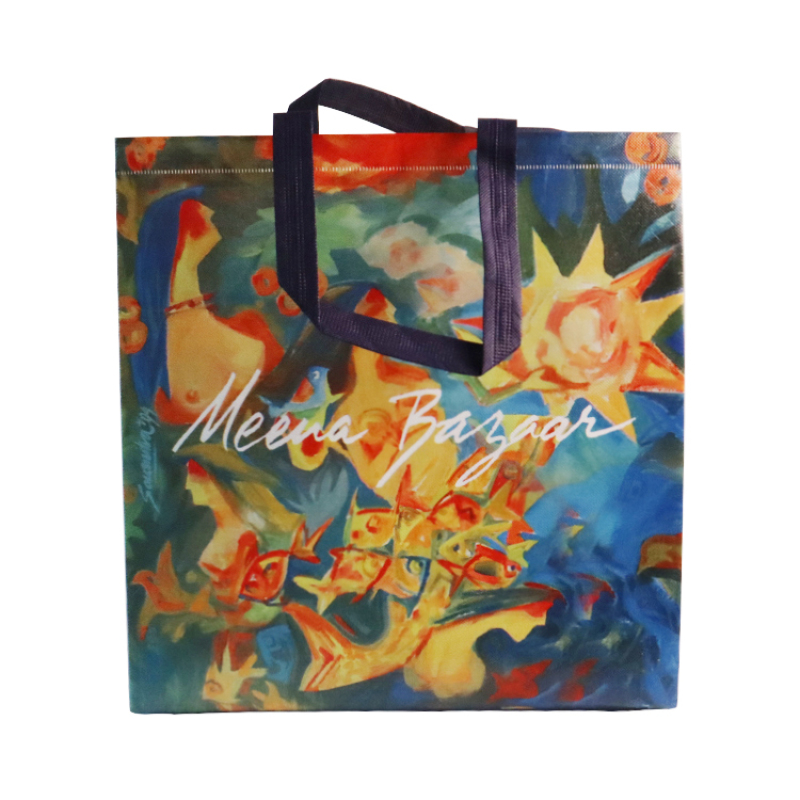 China manufacturer cheap price advertising custom laminated woven bags