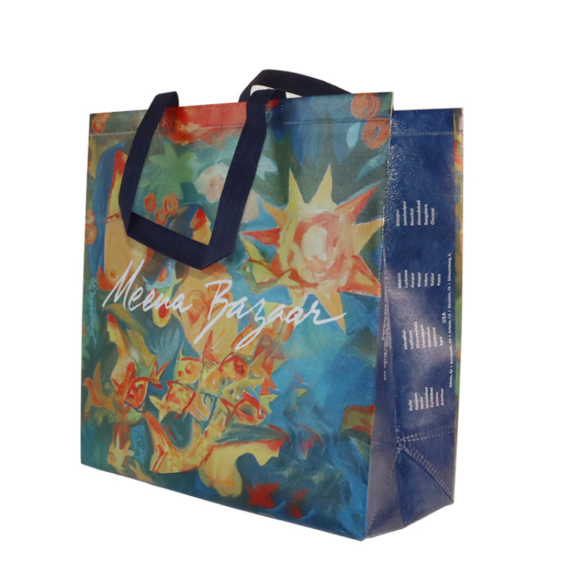China manufacturer cheap price advertising custom laminated woven bags