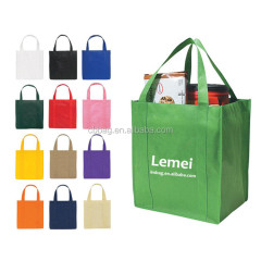 Reusable high quality cheap price china eco biodegradable pp non woven long handle shopping bag