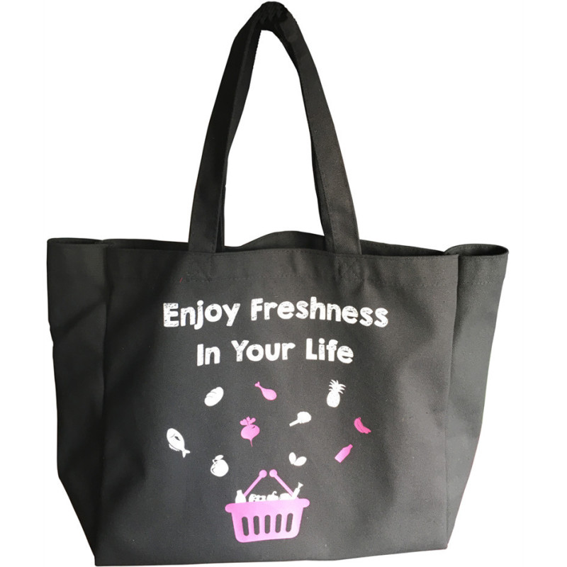 wholesale fashion good quality cheap price promotional canvas cotton shopper bag with custom logo