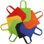 Stock promotional price wholesale custom reusable shopping eco non woven bags