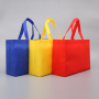 Stock promotional price wholesale custom reusable shopping eco non woven bags