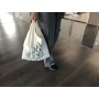 Wholesale Carry-out Organic Cotton Custom Printed T-SHIRT Tote Canvas T shirt Bag