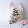 Wholesale Carry-out Organic Cotton Custom Printed T-SHIRT Tote Canvas T shirt Bag