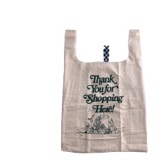 Wholesale Carry-out Organic Cotton Custom Printed T-SHIRT Tote Canvas T shirt Bag