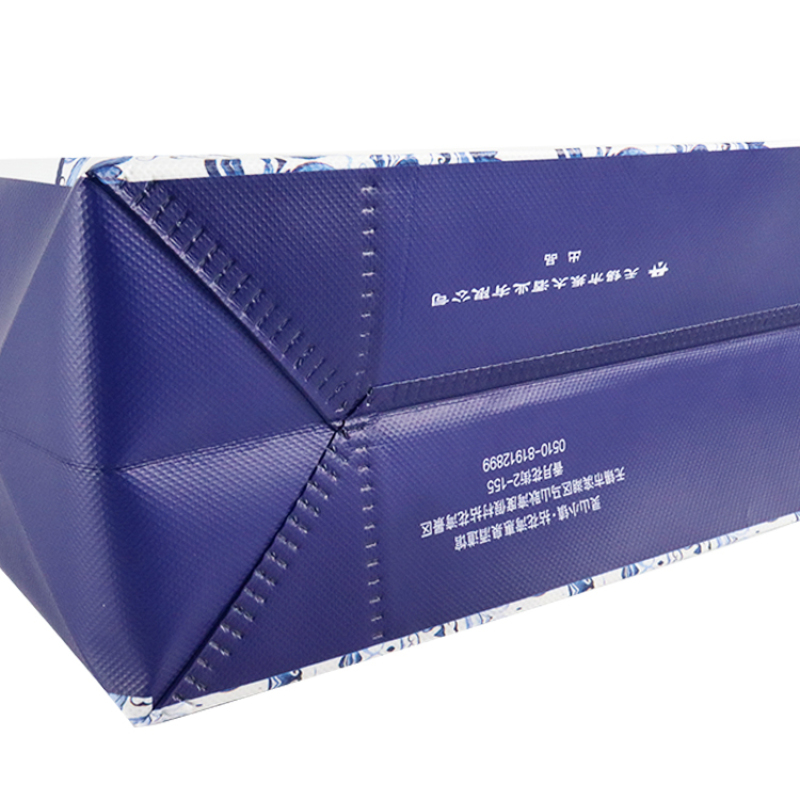 Advertising eco friendly recycled custom pp laminated non woven wine shopping bags