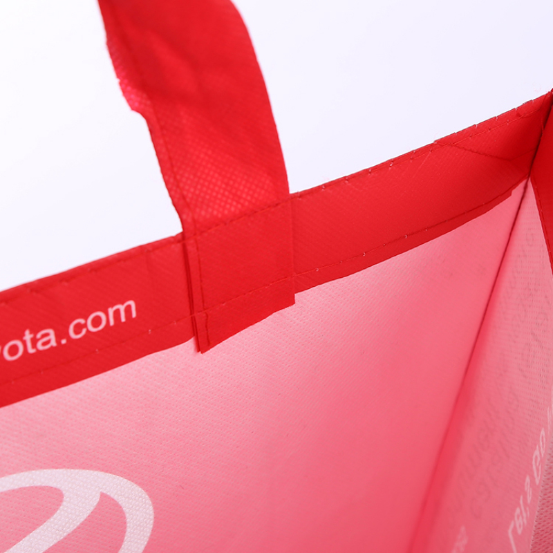 Reusable waterproof custom pp laminated non woven promotional shopping bag with logo