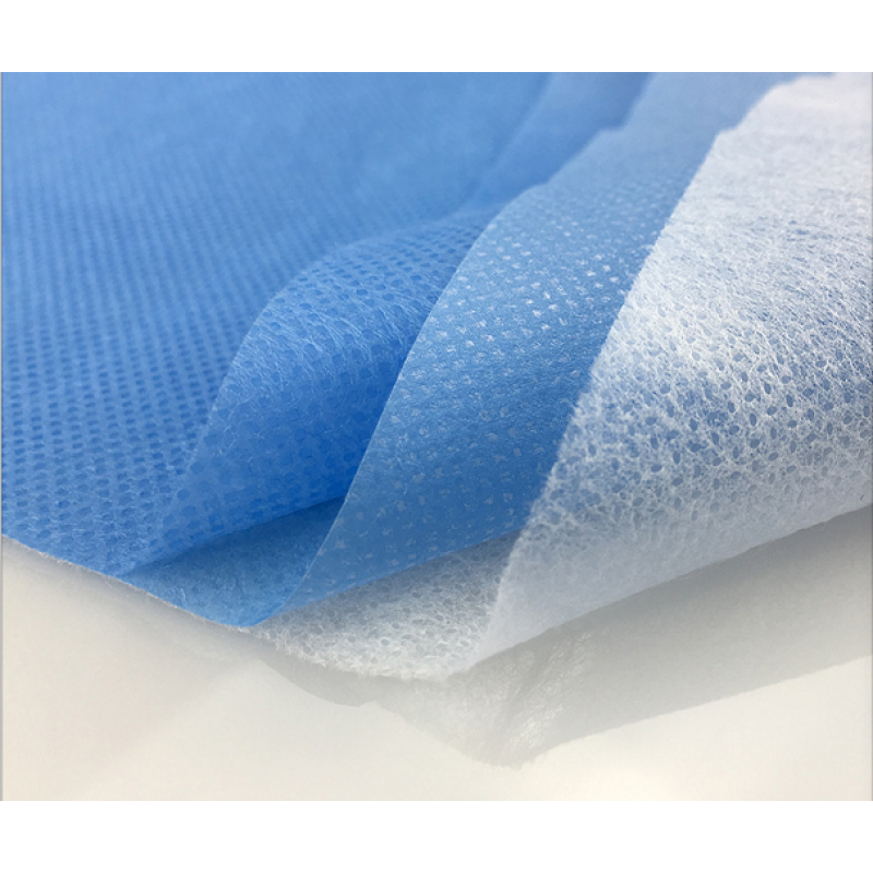 elastic disposable meltblown non-woven fabric 25 30 35 70 gsm ss sms smms no slip pp non woven fabric for face mask