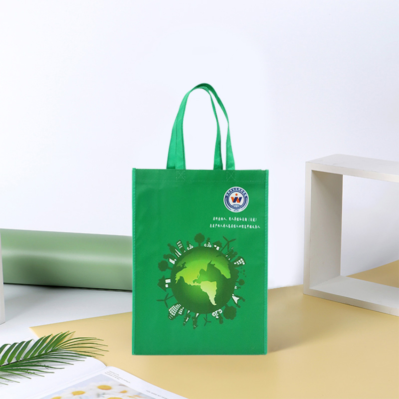 Wholesale custom design eco friendly recycle grocery bag pp laminated non woven reusable tote shopping bags