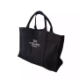 Wholesale large capacity custom logo recycled beach cotton canvas tote bags