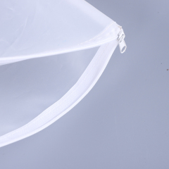 PVC/ EVA can be customized transparent frosted plastic bag zipper bag