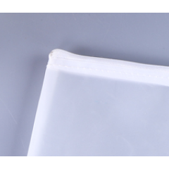 PVC/ EVA can be customized transparent frosted plastic bag zipper bag