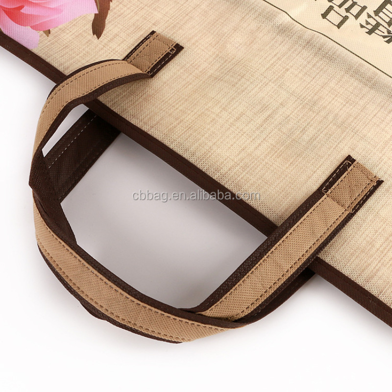 2018 promotional custom pp laminated non woven quilt bedding bag, pillow packaging bag