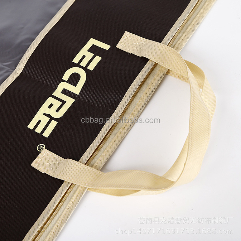 2018 promotional custom pp laminated non woven quilt bedding bag, pillow packaging bag