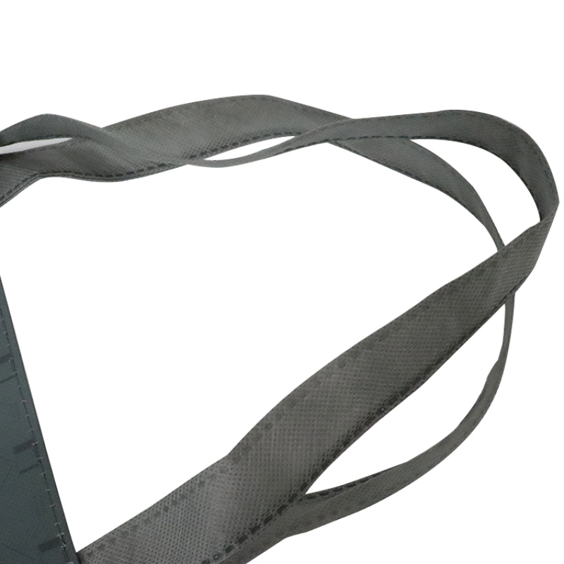 Custom Logo Printed Eco Friendly Recycled Reusable Tote Laminated Non Woven Shopping Carry Grocery Bag