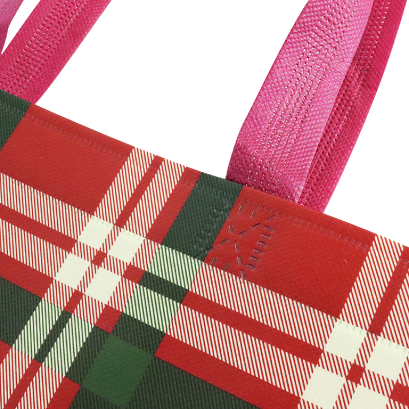 Chengbai Wholesale Reusable Laminated PP Non Woven Fabric Tote Shopping Bag on Stock
