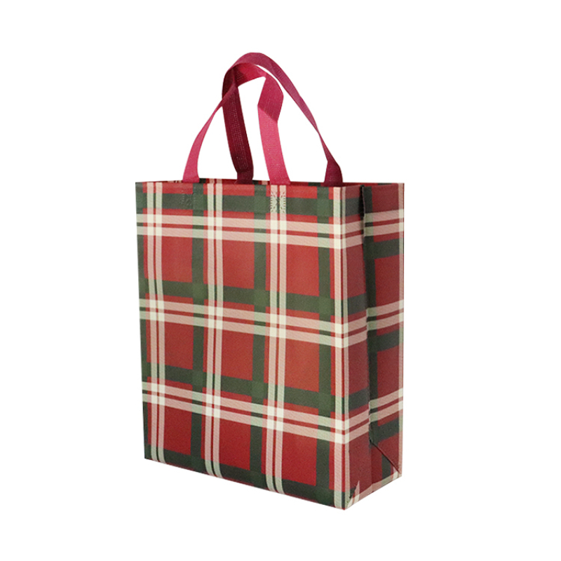 Chengbai Wholesale Reusable Laminated PP Non Woven Fabric Tote Shopping Bag on Stock