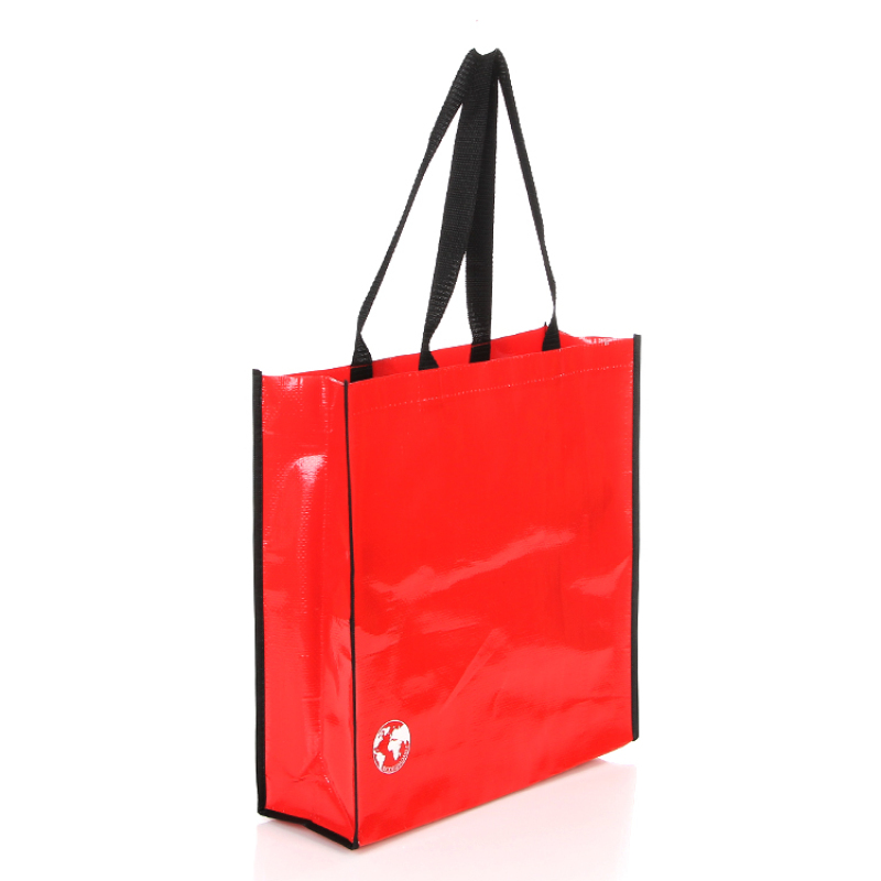 Factory Wholesale Waterproof Eco Friendly Recycled Portable Grocery Laminated PP Woven Shopping Tote Bag