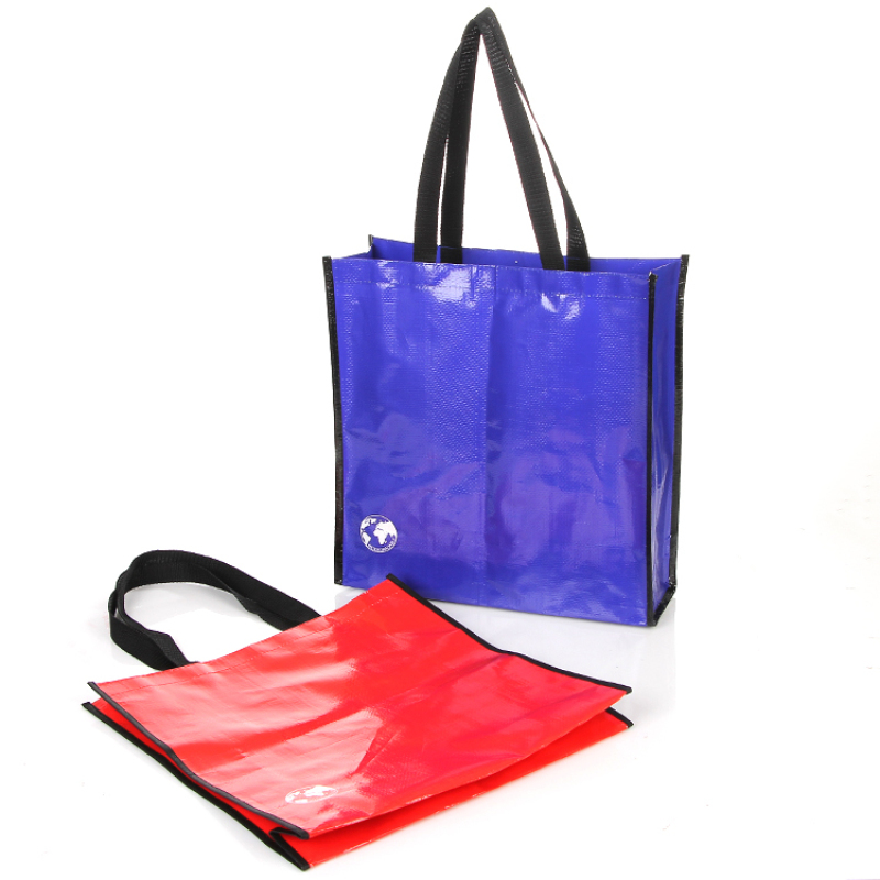 Factory Wholesale Waterproof Eco Friendly Recycled Portable Grocery Laminated PP Woven Shopping Tote Bag