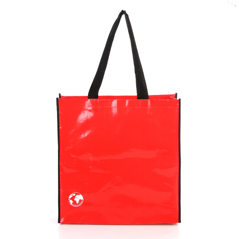 Factory Wholesale Waterproof Eco Friendly Recycled Portable Grocery Laminated PP Woven Shopping Tote Bag