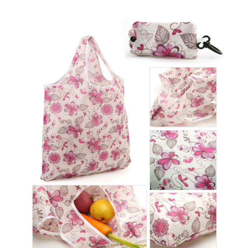 wholesale hot selling large capacity grocery folding reusable shopping bag custom