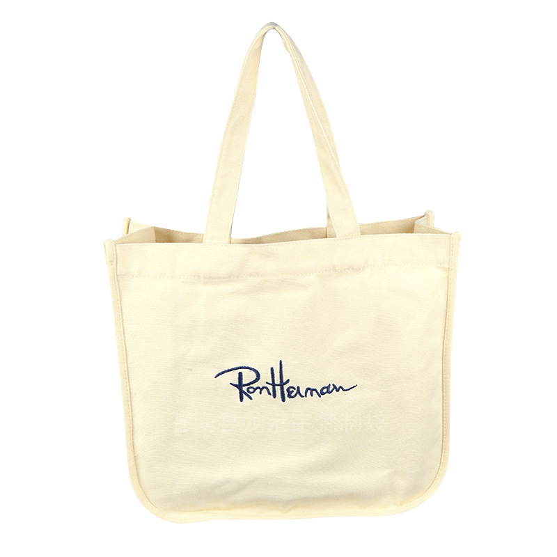 wholesale reusable eco friendly custom logo printed cotton canvas tote bag
