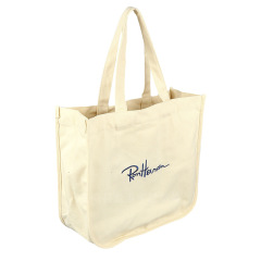 wholesale reusable eco friendly custom logo printed cotton canvas tote bag