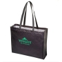 wholesale fashion customized logo printing promotional metallic reusable shopping bag
