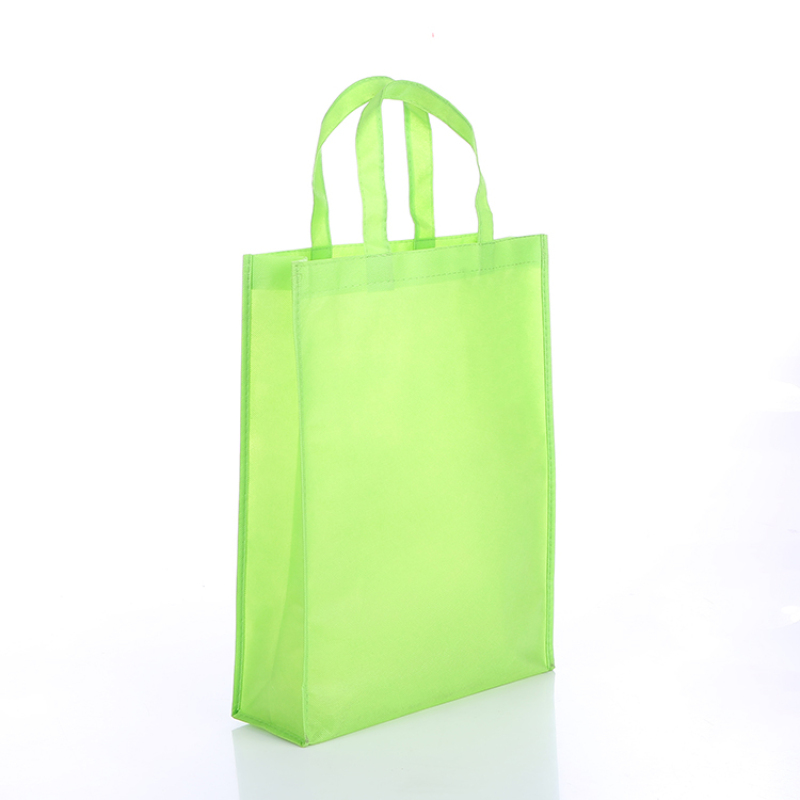 Stock Promotional Colored NonWoven cheap eco bag shopping non woven fabric bag