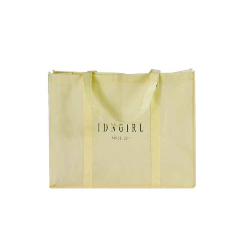 promotional extended handles custom reusable non woven shopping bag heavy duty totes