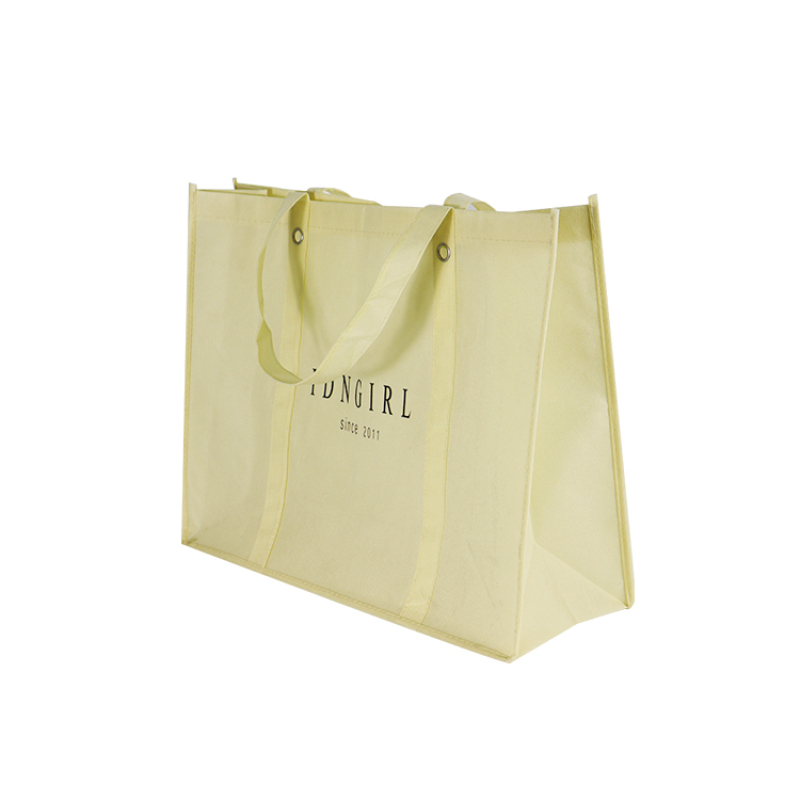 promotional extended handles custom reusable non woven shopping bag heavy duty totes