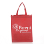 Burgundy Color Recycle   Printable Logo  Non Woven Fabric Tote Shopping bag with Logo