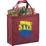 Advertising reusable eco-friendly grocery custom logo non-woven fabric shopping bag