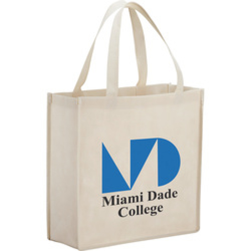 Advertising reusable eco-friendly grocery custom logo non-woven fabric shopping bag