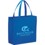 Advertising reusable eco-friendly grocery custom logo non-woven fabric shopping bag