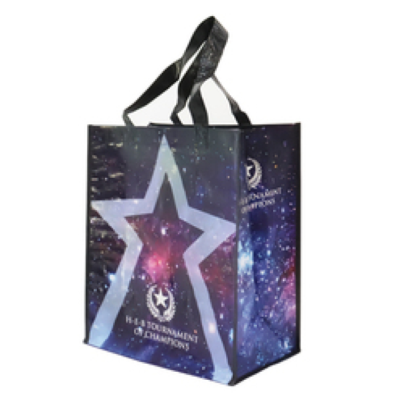 Waterproof Reusable Customized Laminated PP Woven Grocery Shopping Tote Bag