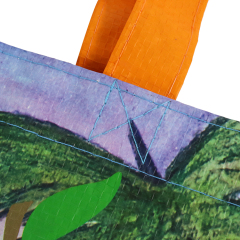 Waterproof Reusable Customized Laminated PP Woven Grocery Shopping Tote Bag