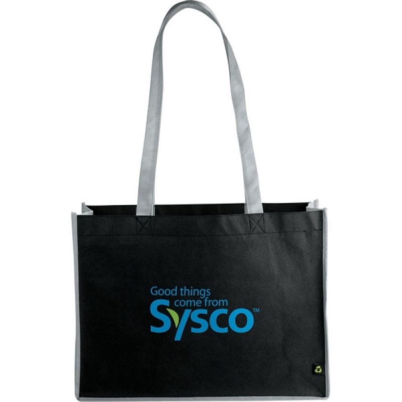 Advertising eco-friendly reusable grocery shopping pp non woven bag custom logo