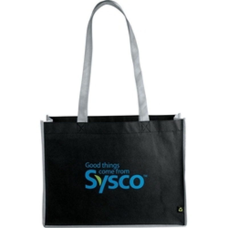 Advertising eco-friendly reusable grocery shopping pp non woven bag custom logo
